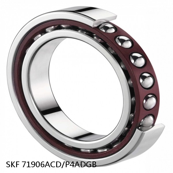 71906ACD/P4ADGB SKF Super Precision,Super Precision Bearings,Super Precision Angular Contact,71900 Series,25 Degree Contact Angle